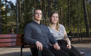 Henrik Hirvonen ja Sonja Ainola.