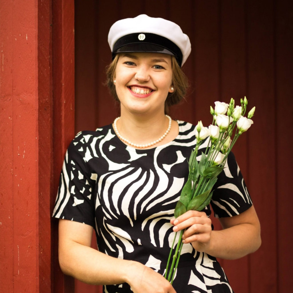 Johanna Järvelä studentfoto.